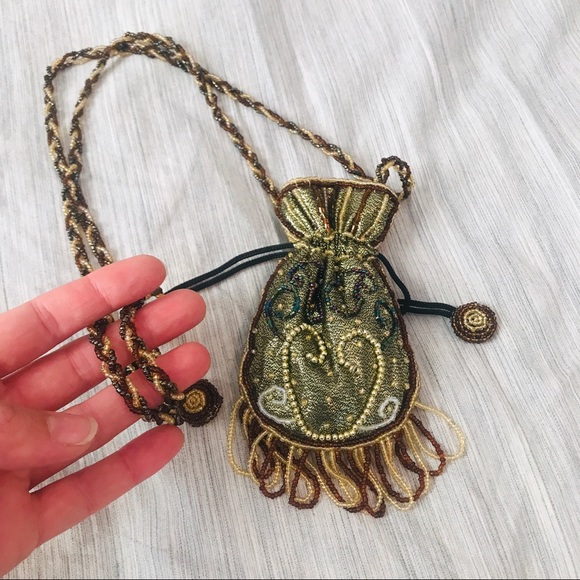 Mini beaded purse - Picture 1 of 2